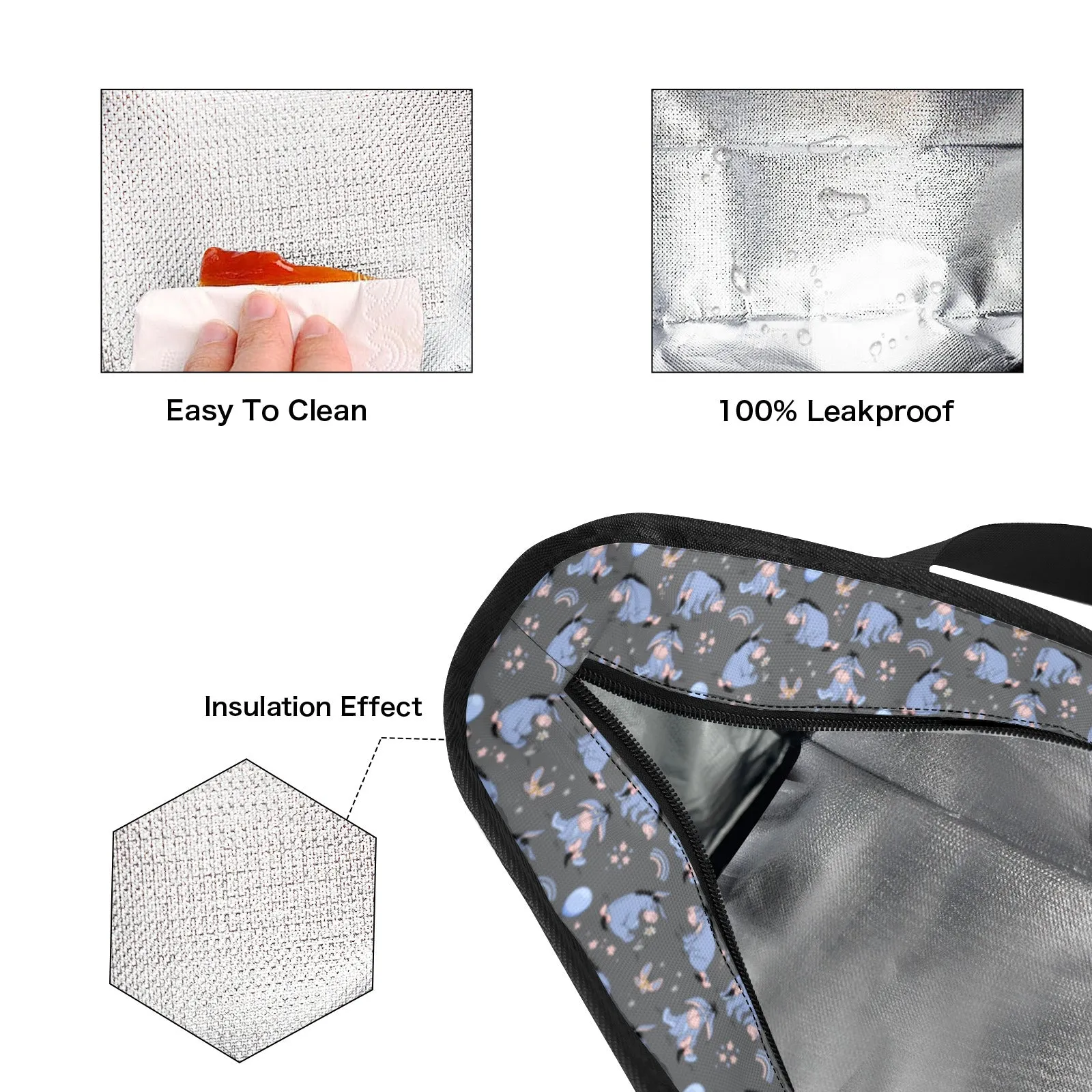 Thanks For Noticing Me Large Capacity Insulated Tote Bag