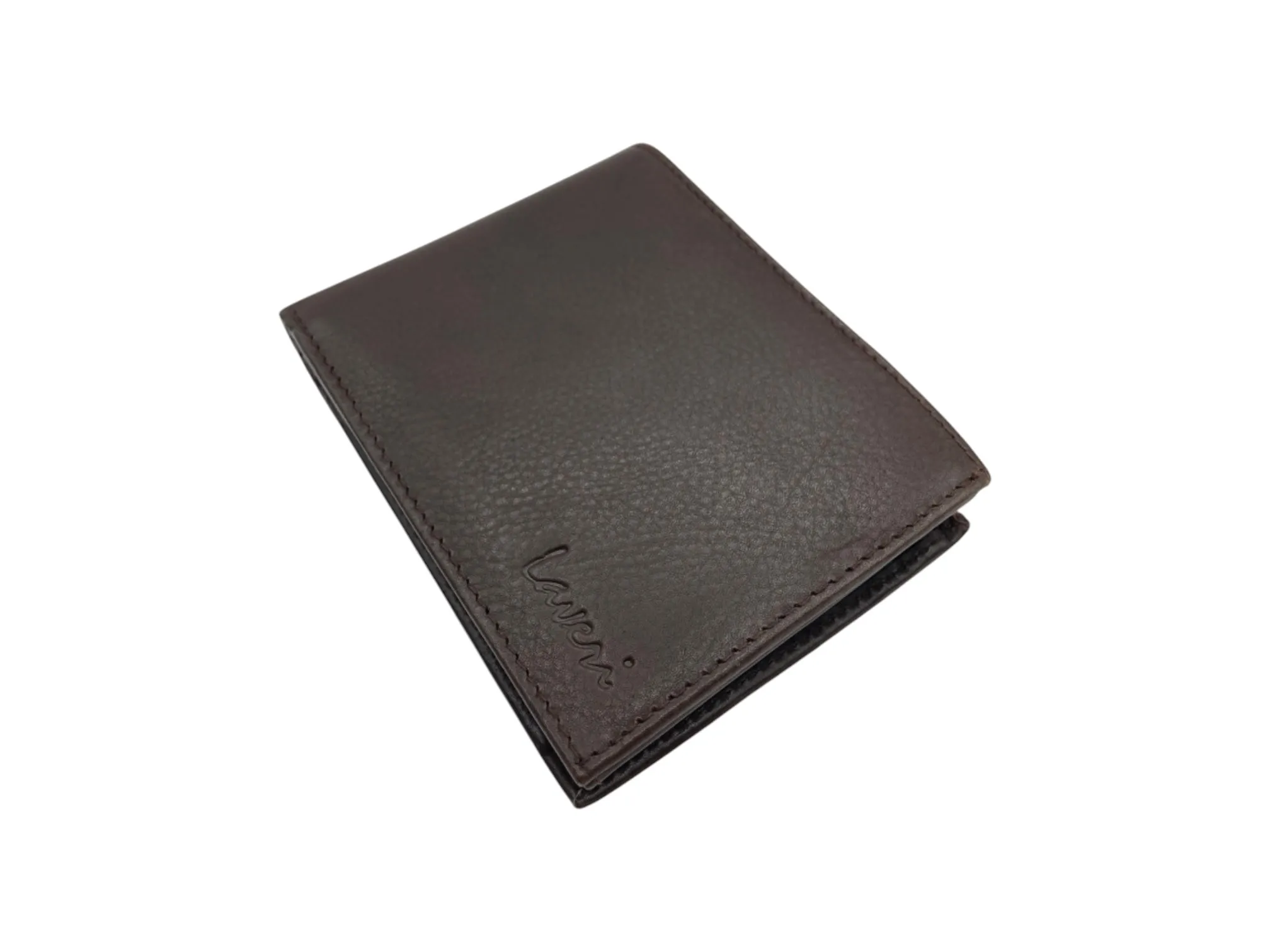 Top Grain Napa Leather Card & Coin Billfold Wallet # 740