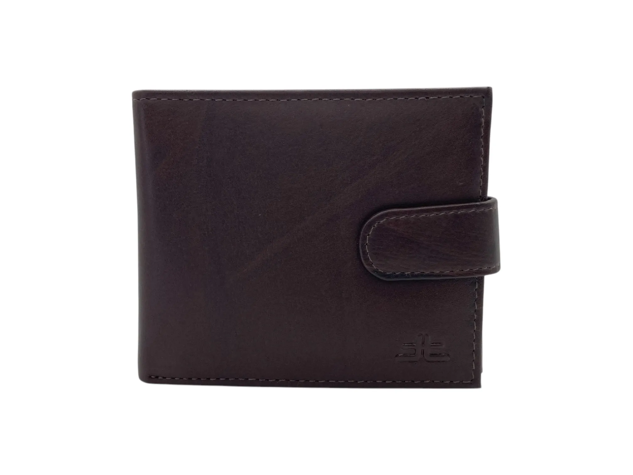 Top Grain Napa Leather Card & Coin Billfold Wallet # 753CL