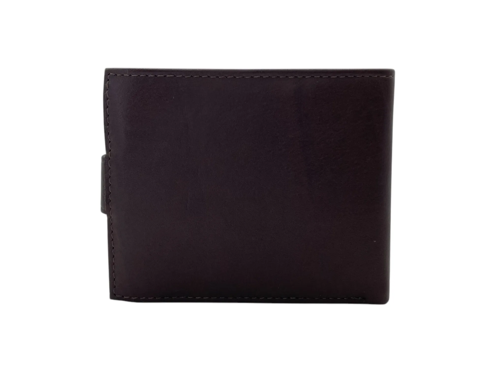 Top Grain Napa Leather Card & Coin Billfold Wallet # 753CL
