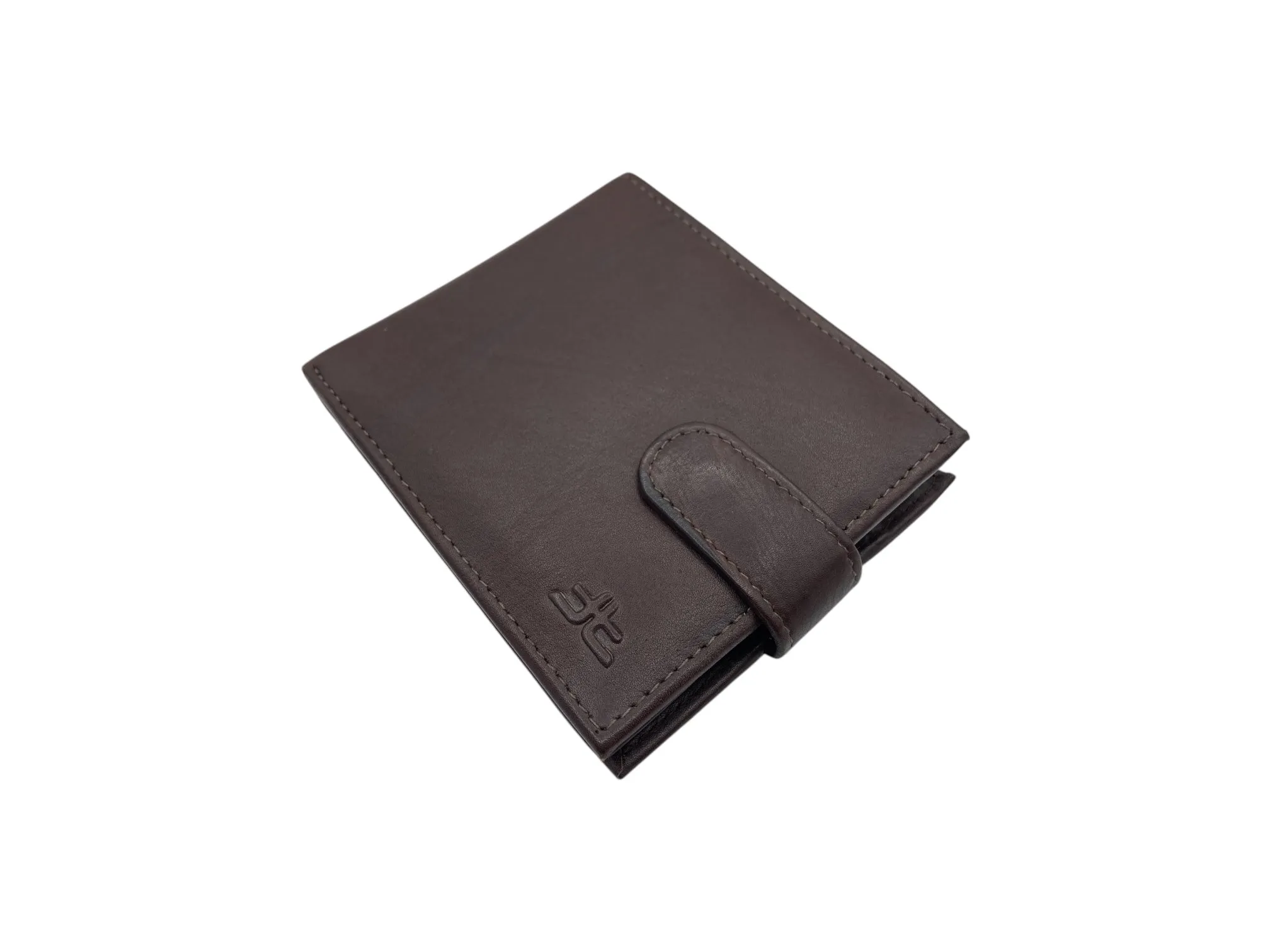 Top Grain Napa Leather Card & Coin Billfold Wallet # 753CL