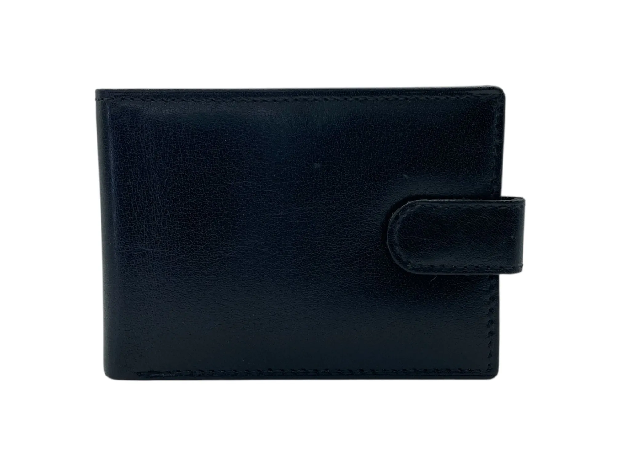 Top Grain Slim & Compact Leather  Billfold Wallet # 1610 [B] LOOP