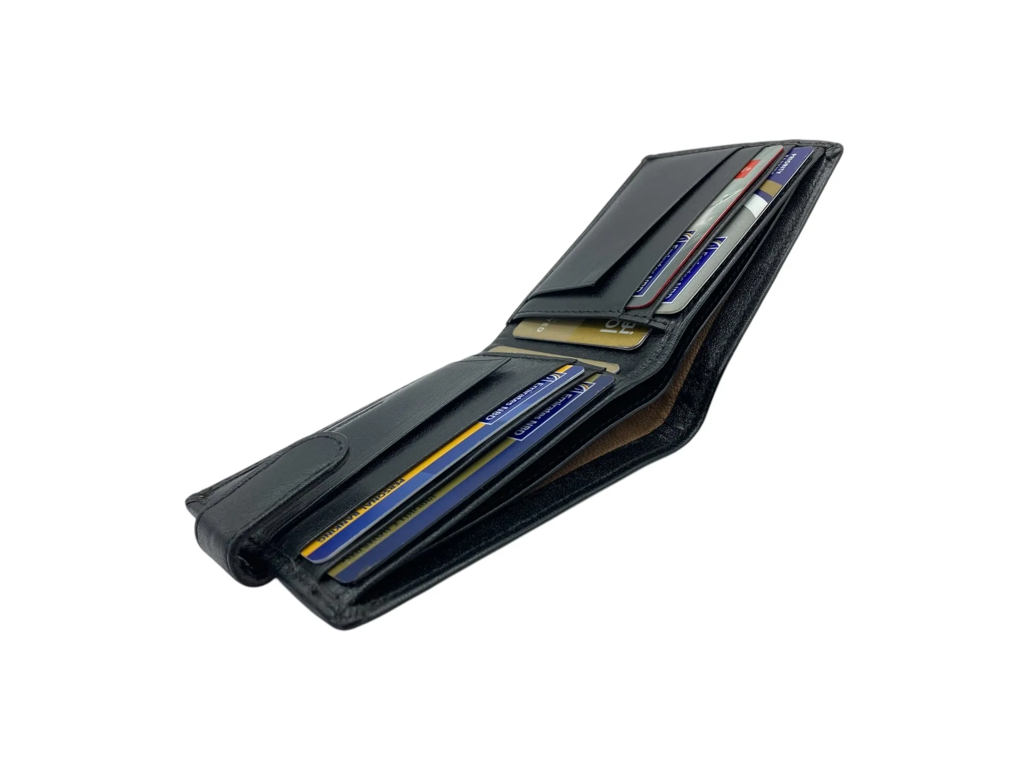 Top Grain Slim & Compact Leather  Billfold Wallet # 1610 [B] LOOP