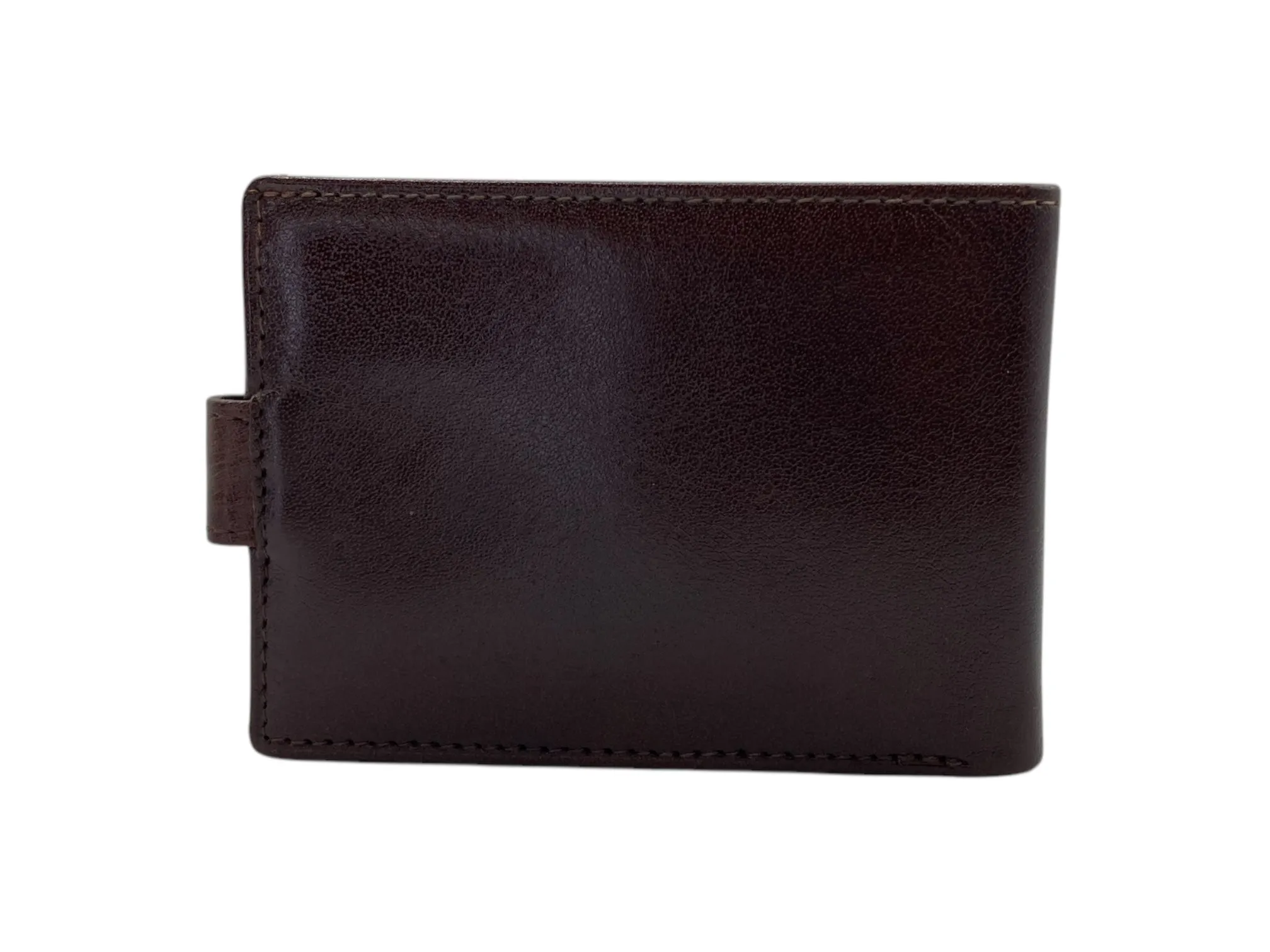 Top Grain Slim & Compact Leather  Billfold Wallet # 1610 [B] LOOP