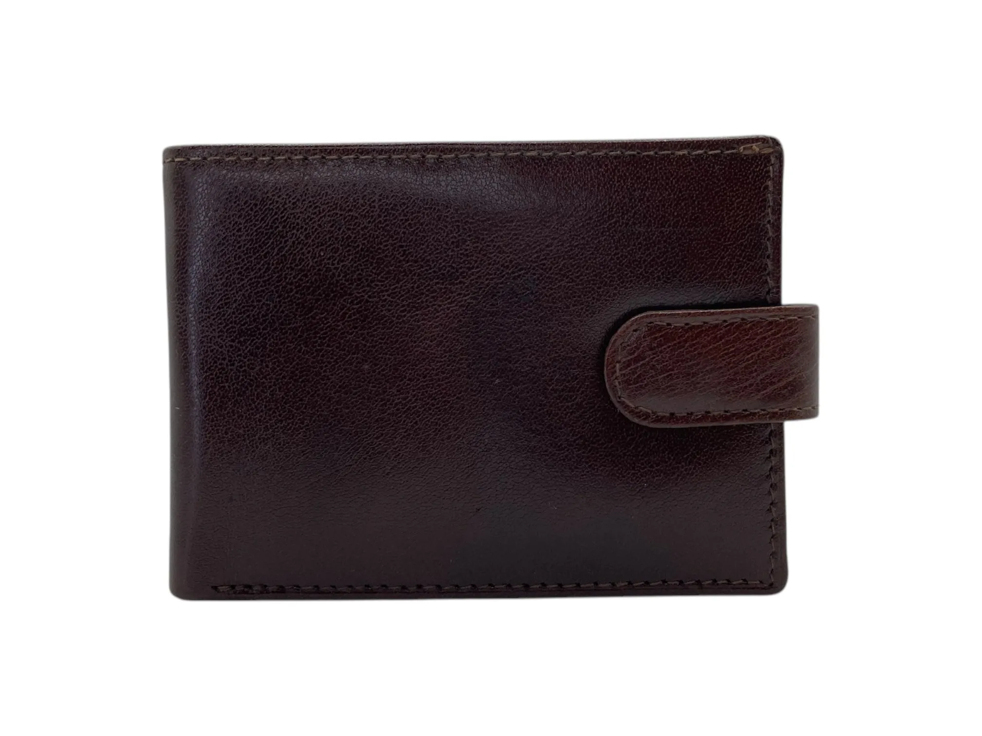 Top Grain Slim & Compact Leather  Billfold Wallet # 1610 [B] LOOP