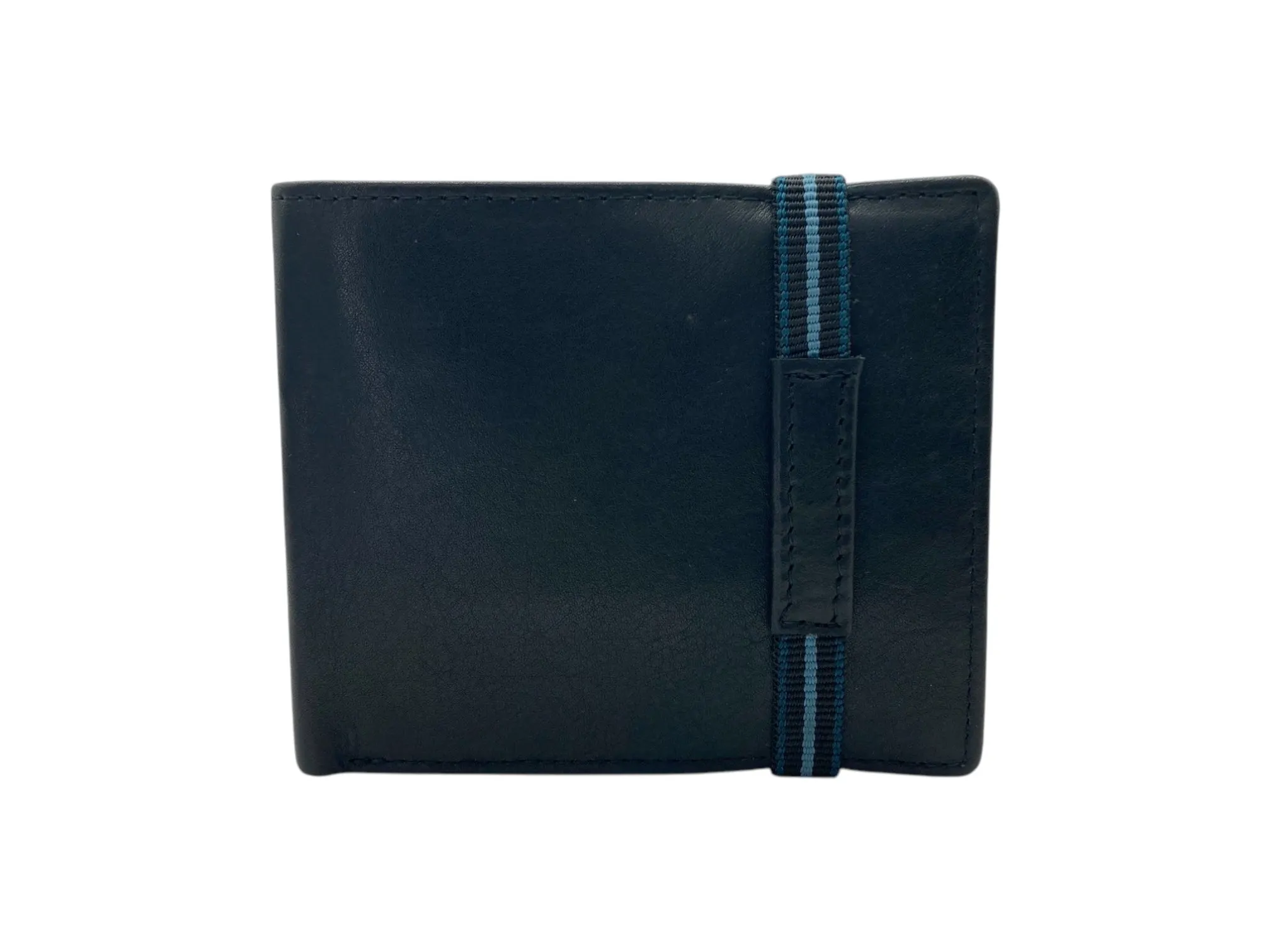 Top Grain Slim & Compact Leather Billfold Wallet # 4627Z [ELAS]