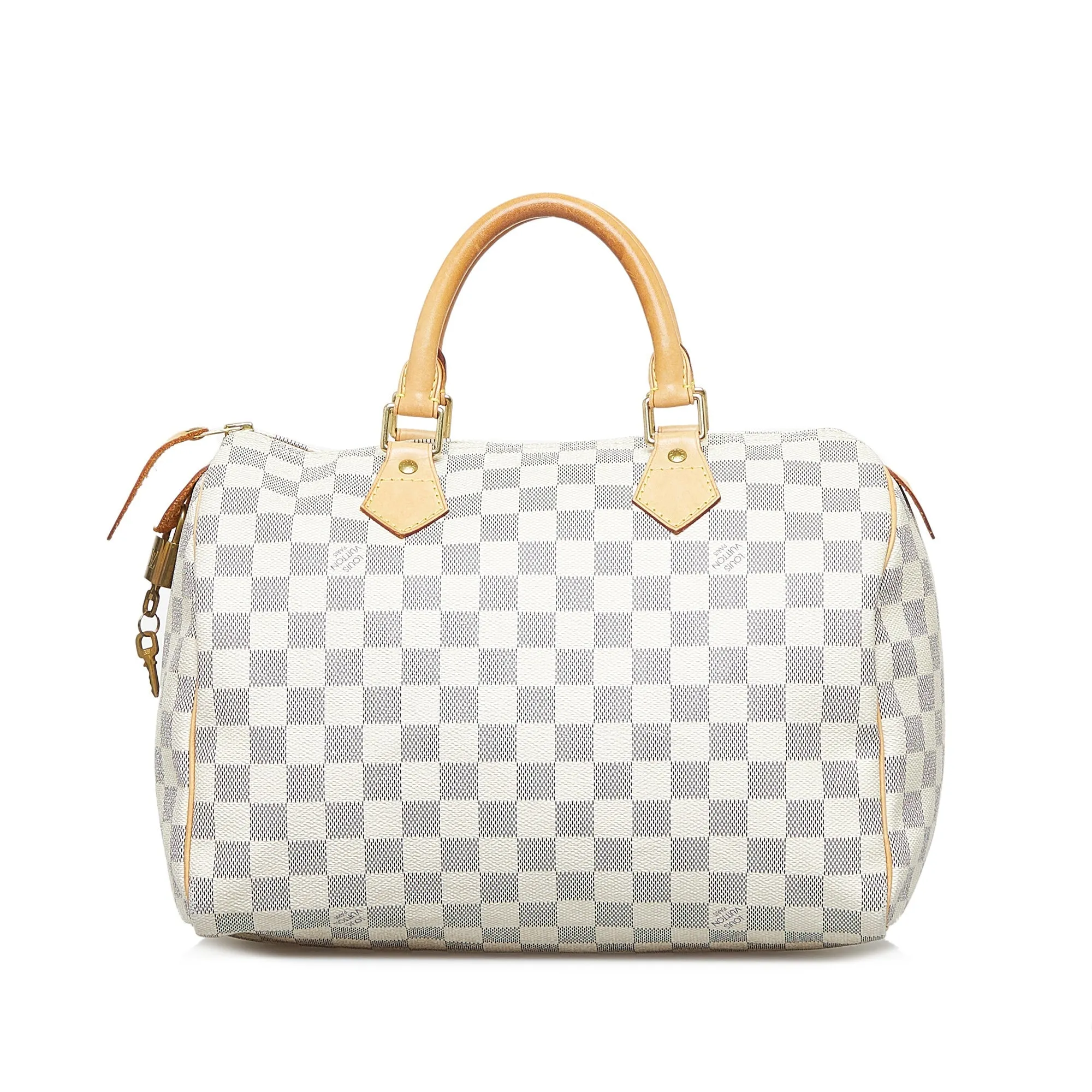Trendy Inspired Louis Vuitton Speedy 30 Damier Azur Canvas