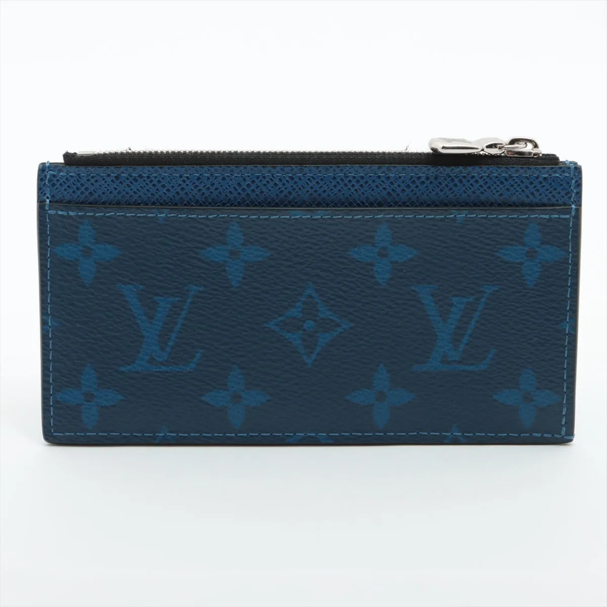 Trendy Inspired Louis Vuitton Taigarama Coin Card Holder Navy Blue