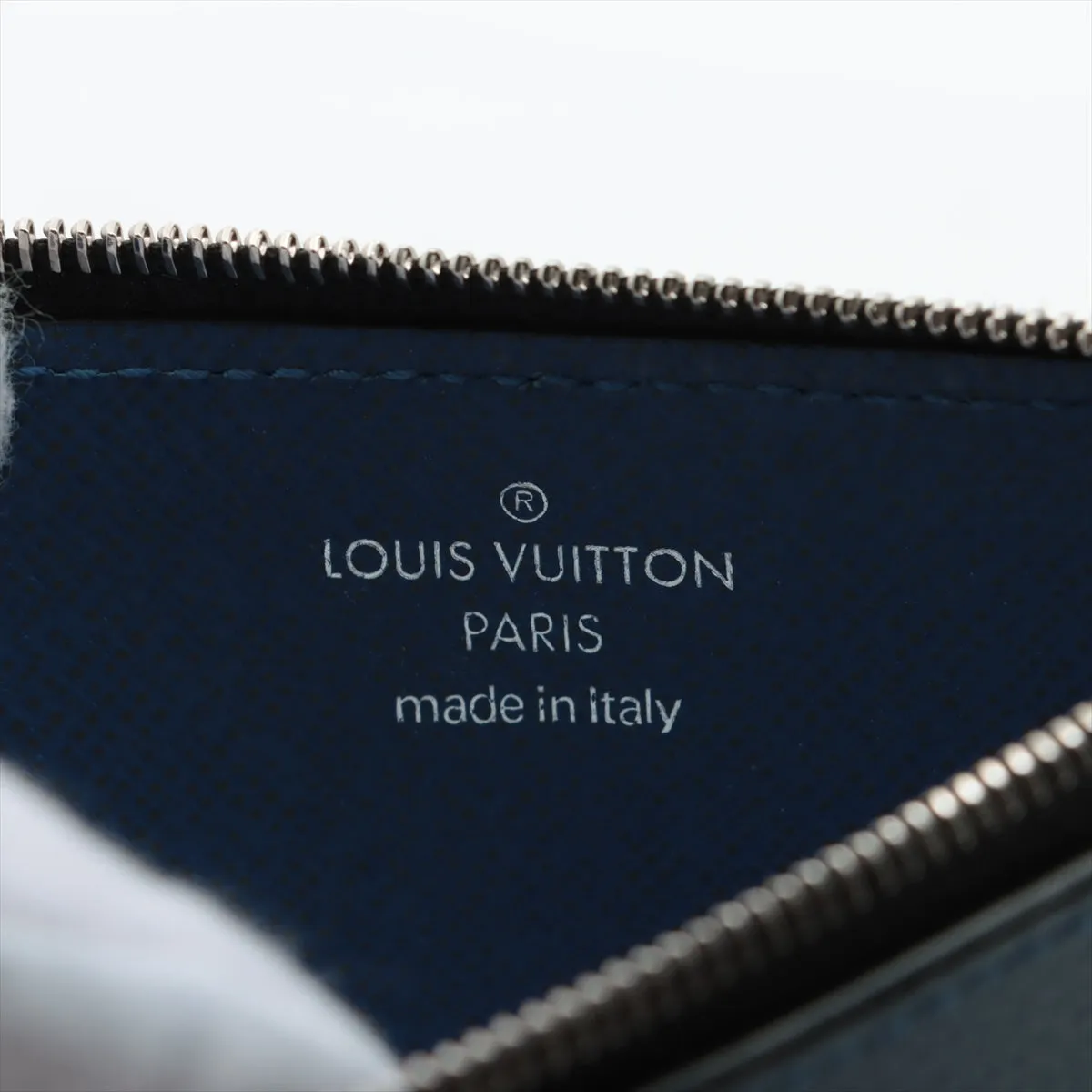 Trendy Inspired Louis Vuitton Taigarama Coin Card Holder Navy Blue