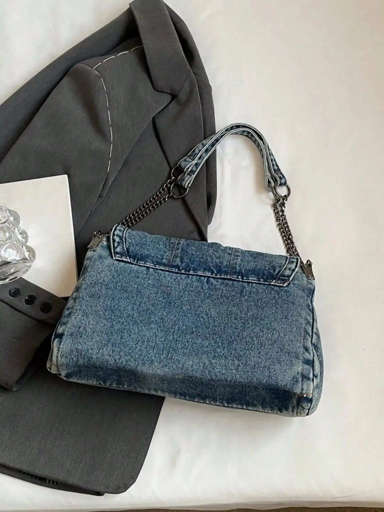 Uakiss Fashionable And Versatile Shoulder Bag Crossbody Bag Commuting Bag College Student Minimalist Casual Tote Bag For Women Flap Bag