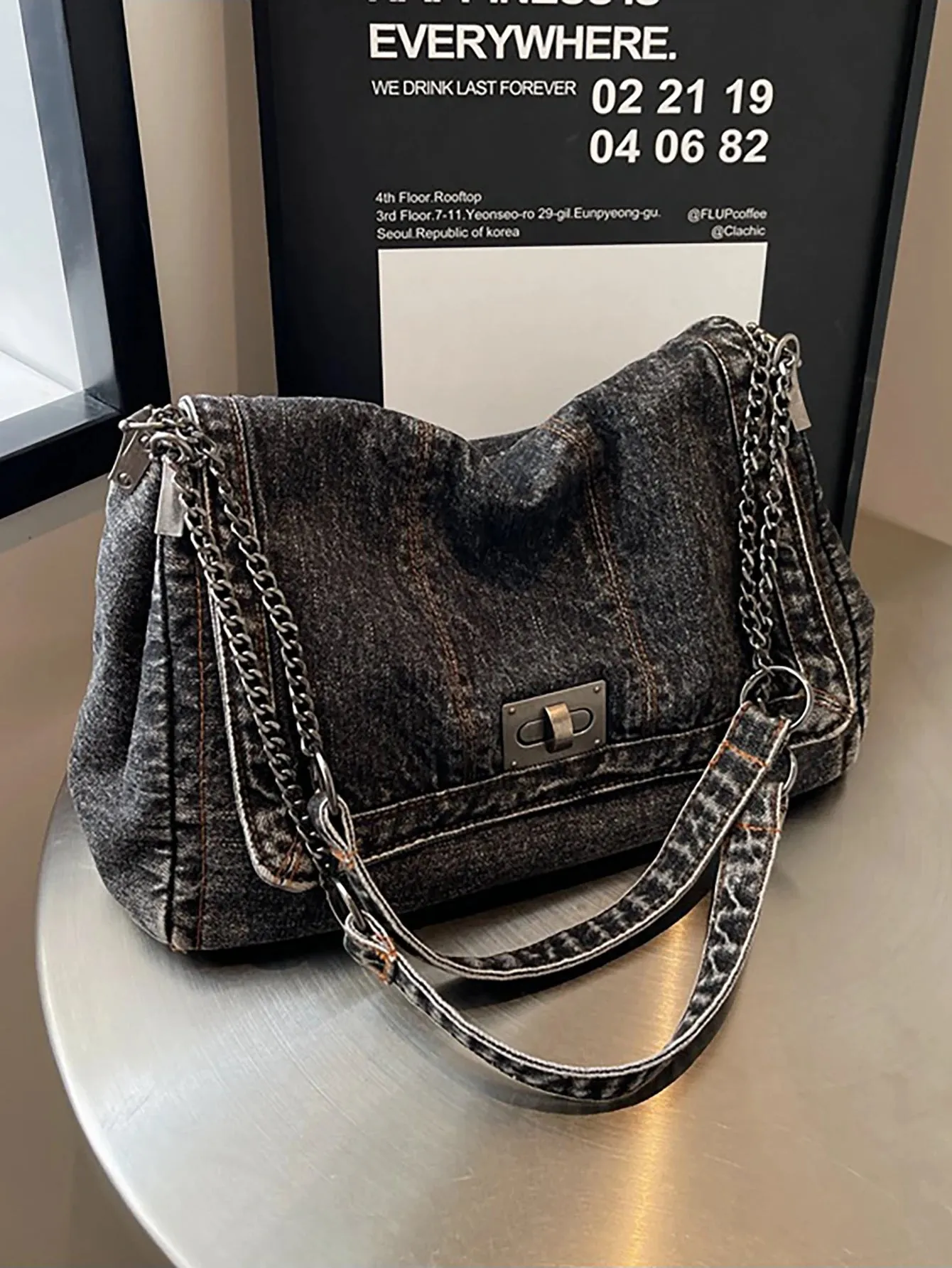 Uakiss Fashionable And Versatile Shoulder Bag Crossbody Bag Commuting Bag College Student Minimalist Casual Tote Bag For Women Flap Bag