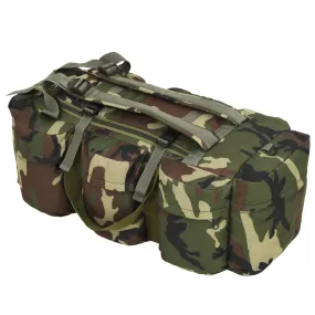vidaXL 3-in-1 Army-Style Duffel Bag 90 L Camouflage - Versatile & Durable Travel Gear