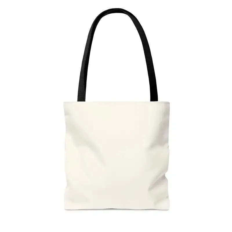 Vintage Car Inspired Tote Bag with Black Cotton Handles