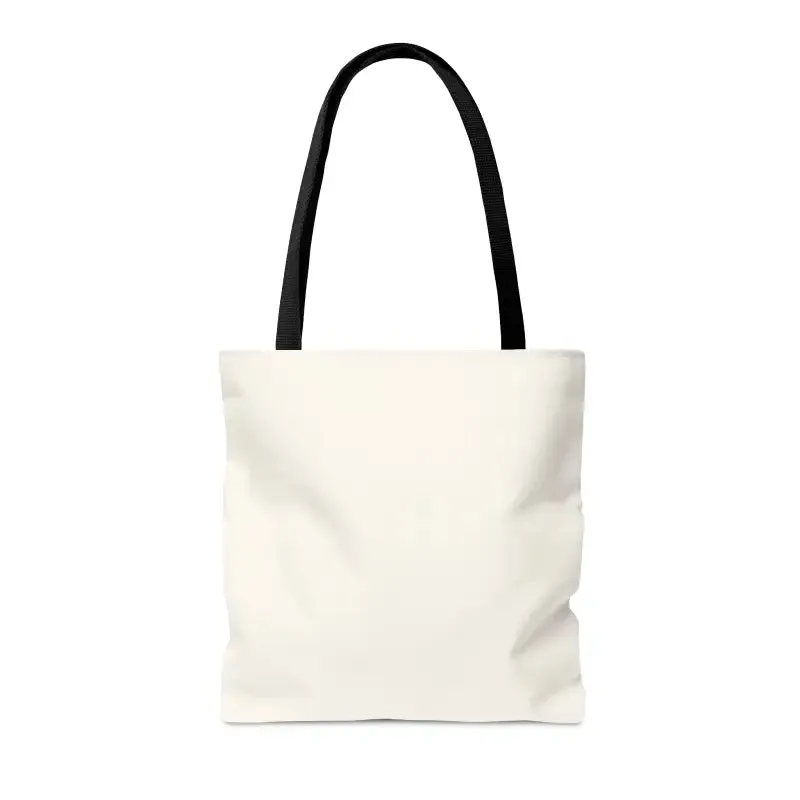 Vintage Car Inspired Tote Bag with Black Cotton Handles