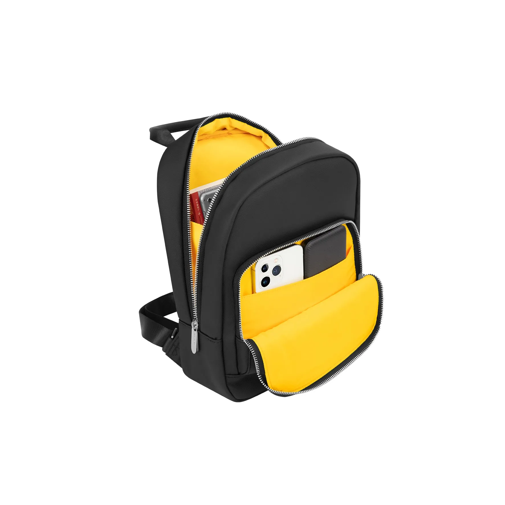 VOKAMO Fashion PU Leather Backpacks Unisex Casual Student Backpack 11 13 Inches