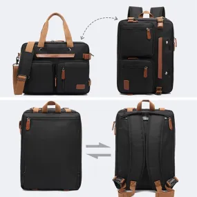 Waterproof Convertible Backpack Fashion Travel Business 2 in 1 Convertible Backpack Tote Convertible Backpack Handbag