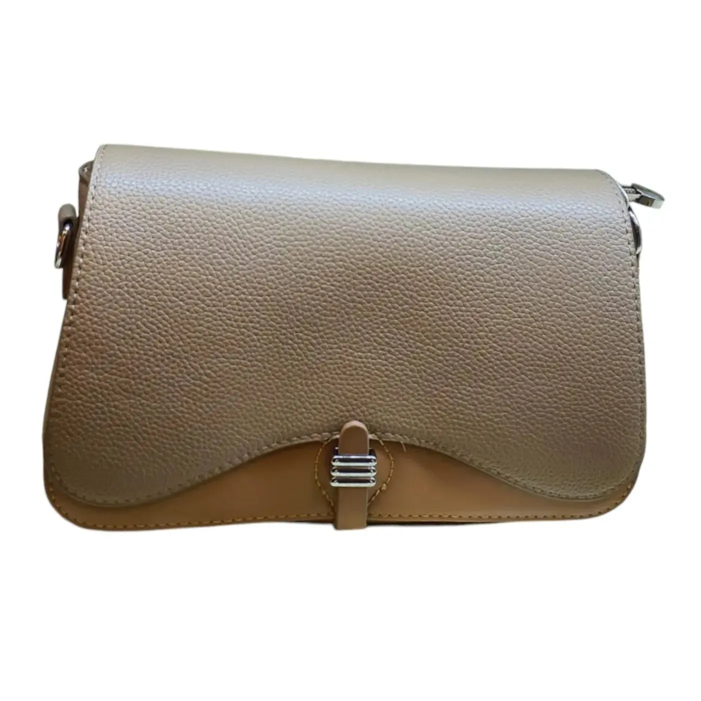 Wavey Shoulder Bag with Chain Strap