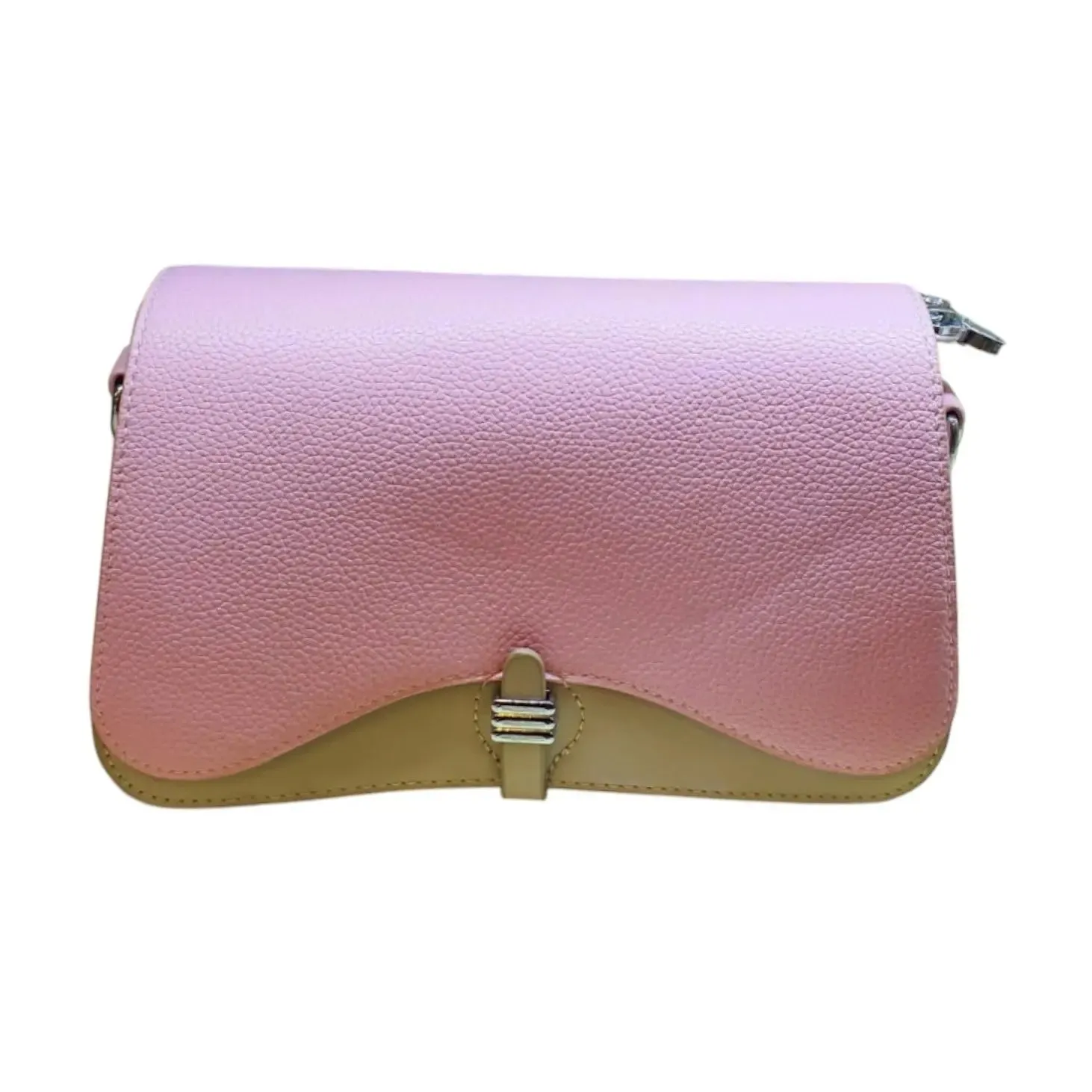 Wavey Shoulder Bag with Chain Strap