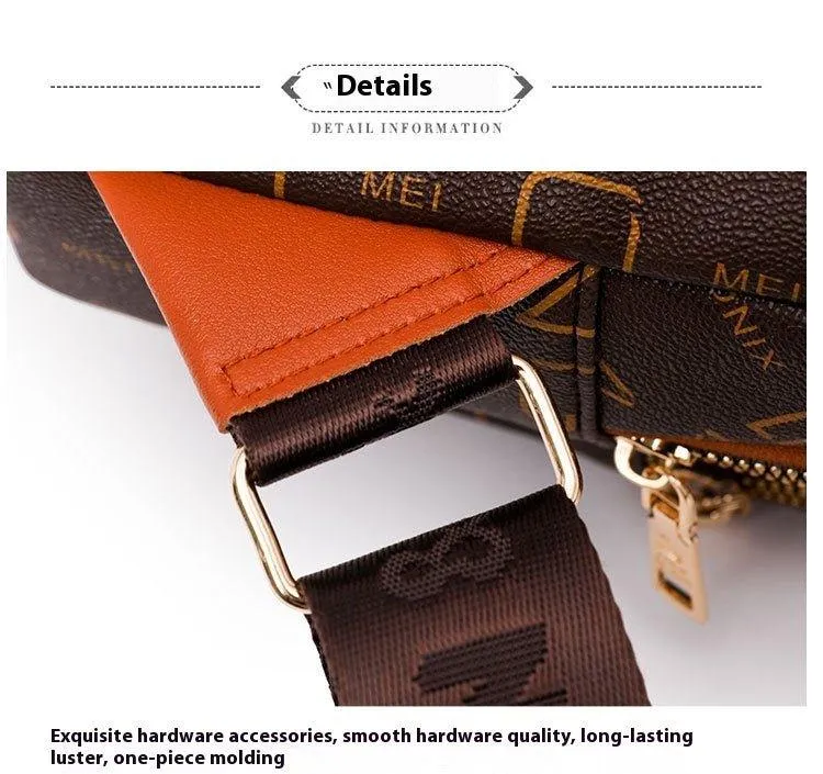 Women's Chest Bag with Fashion Letters – New Printed Crossbody Bag for Daily Use