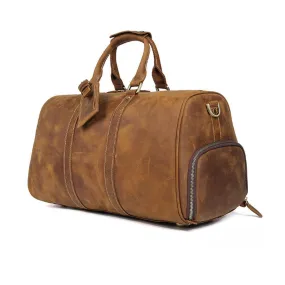 YAAGLE Men's Large Capacity Travel Bucket Handbag Tote YGX7077