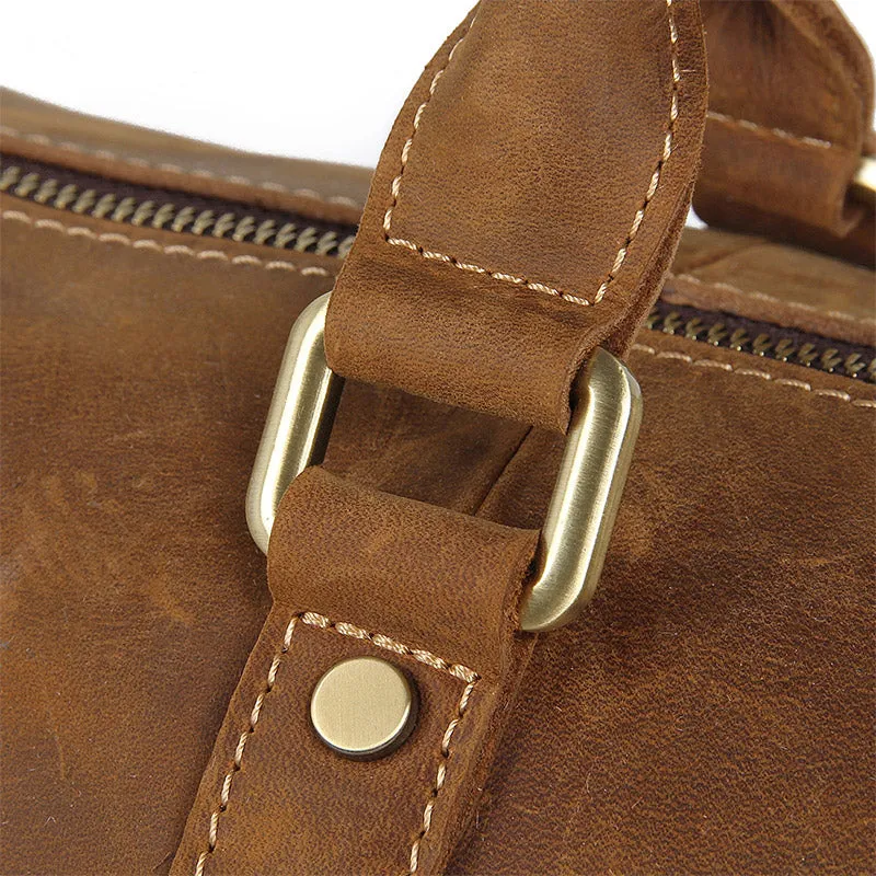 YAAGLE Men's Large Capacity Travel Bucket Handbag Tote YGX7077