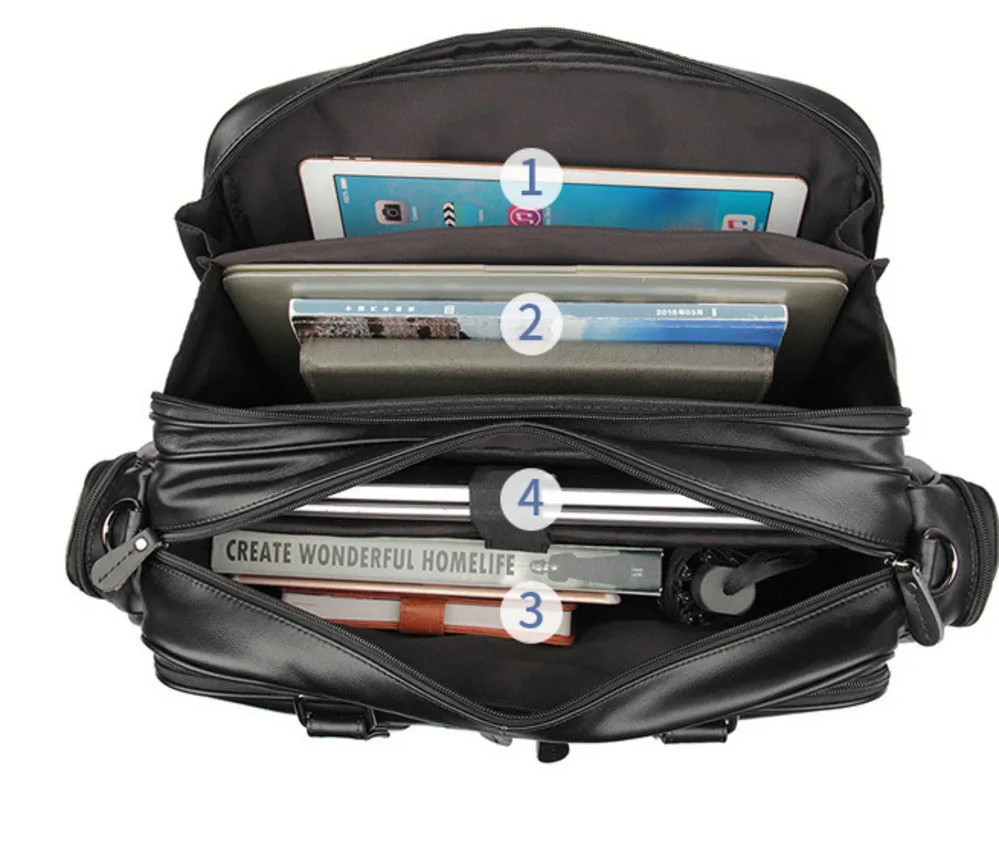 YAAGLE Multi-layers Men's Business Briefcase Laptop Bag YG7150A