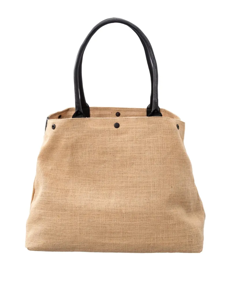 Yaya Ginger Snap Brown Jute Bag
