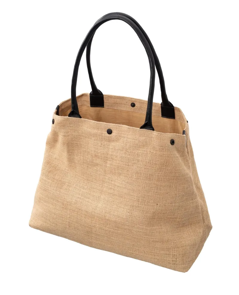 Yaya Ginger Snap Brown Jute Bag