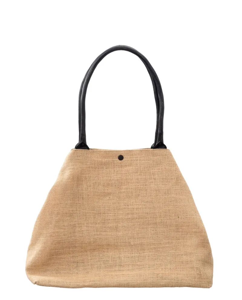 Yaya Ginger Snap Brown Jute Bag